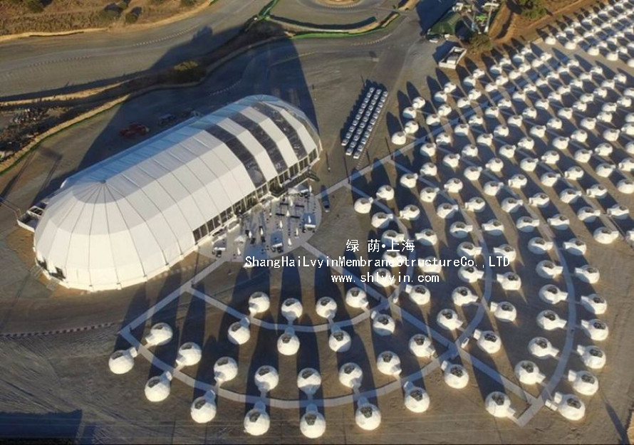 響沙灣蓮花酒店膜結(jié)構(gòu)工程技術(shù)措施構(gòu)造設(shè)計(jì)、制作及安裝