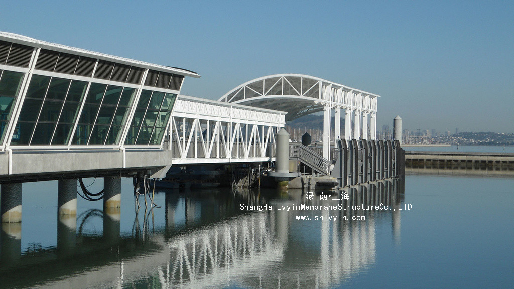 北京軌道交通昌平線西二旗站膜結(jié)構(gòu)總體安裝步驟(二)