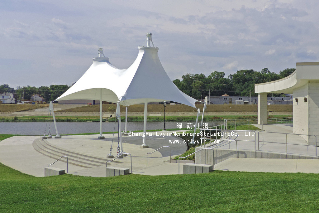 北京軌道交通昌平線西二旗站膜結(jié)構(gòu)總體安裝步驟(三)